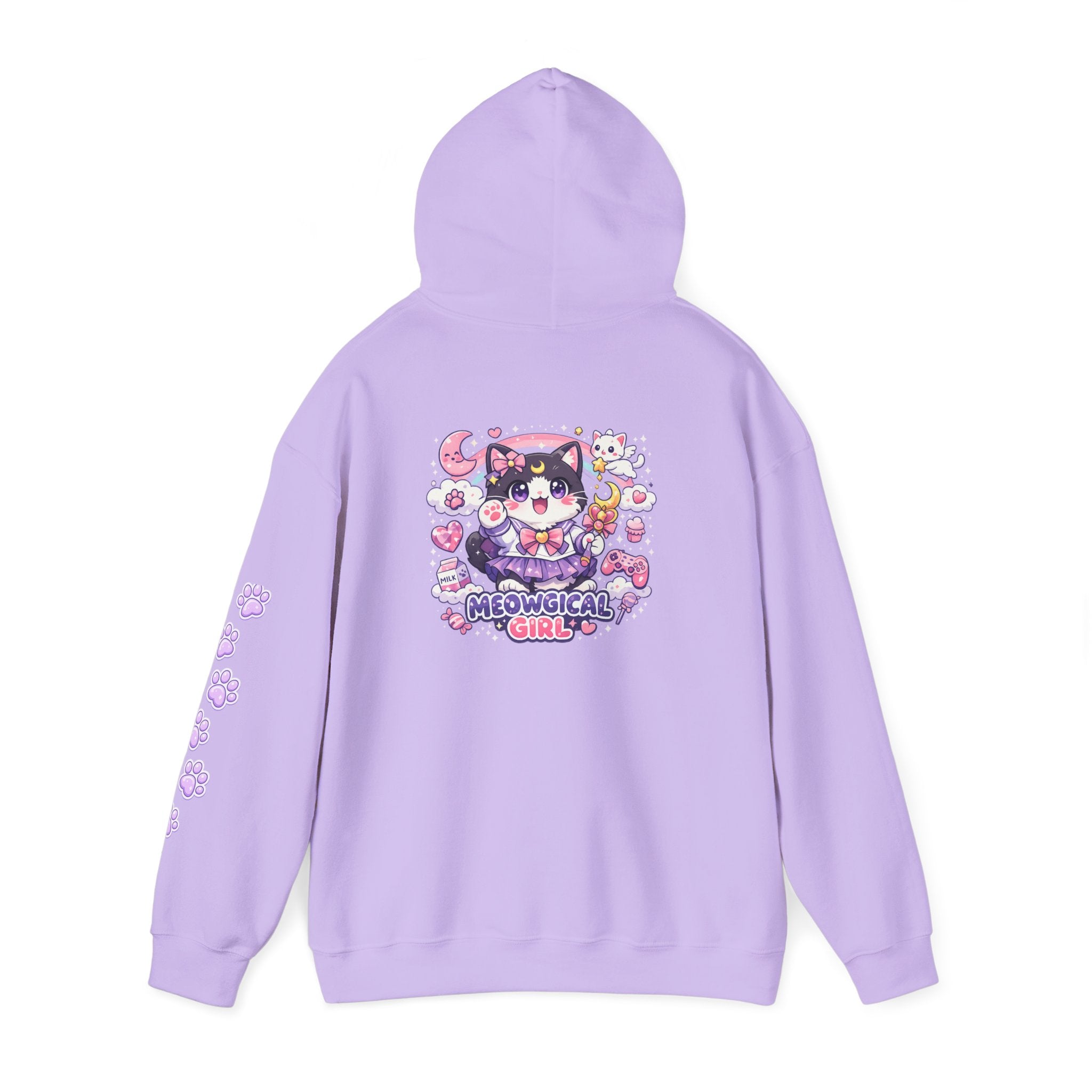 Cat Magical Girl Hoodie — "Meowgical Girl" Kawaii Anime Pullover