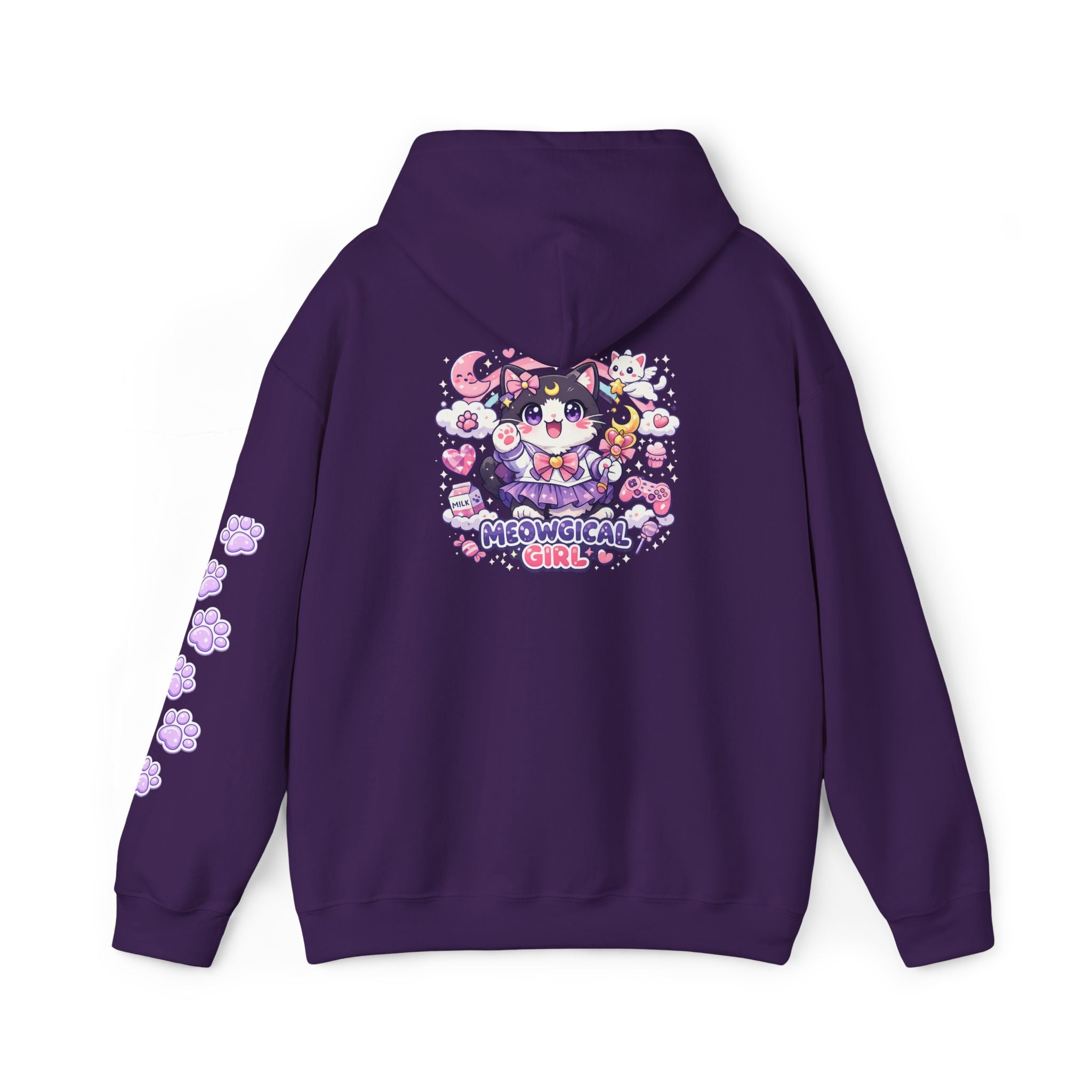 Cat Magical Girl Hoodie — "Meowgical Girl" Kawaii Anime Pullover