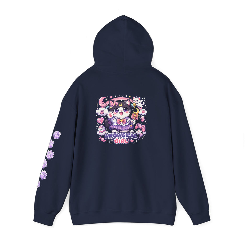 Cat Magical Girl Hoodie — "Meowgical Girl" Kawaii Anime Pullover