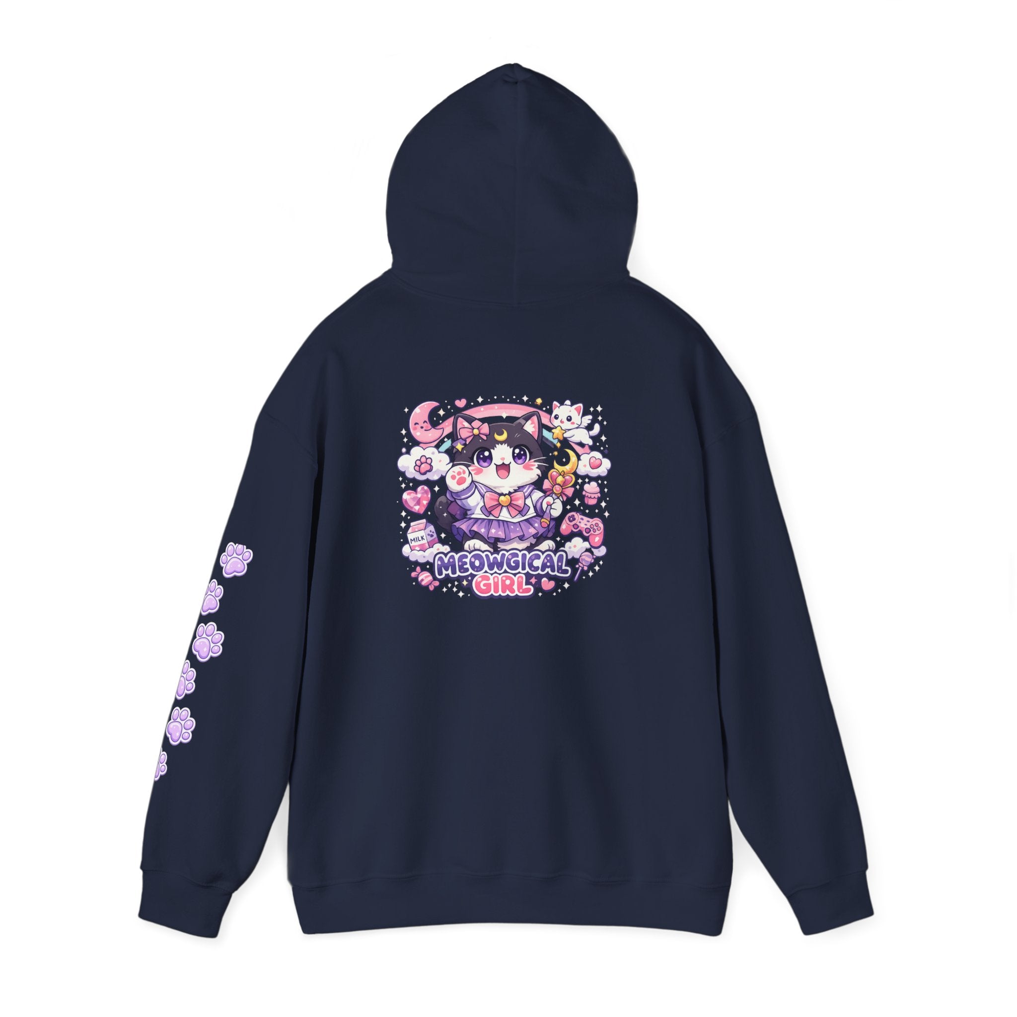 Cat Magical Girl Hoodie — "Meowgical Girl" Kawaii Anime Pullover