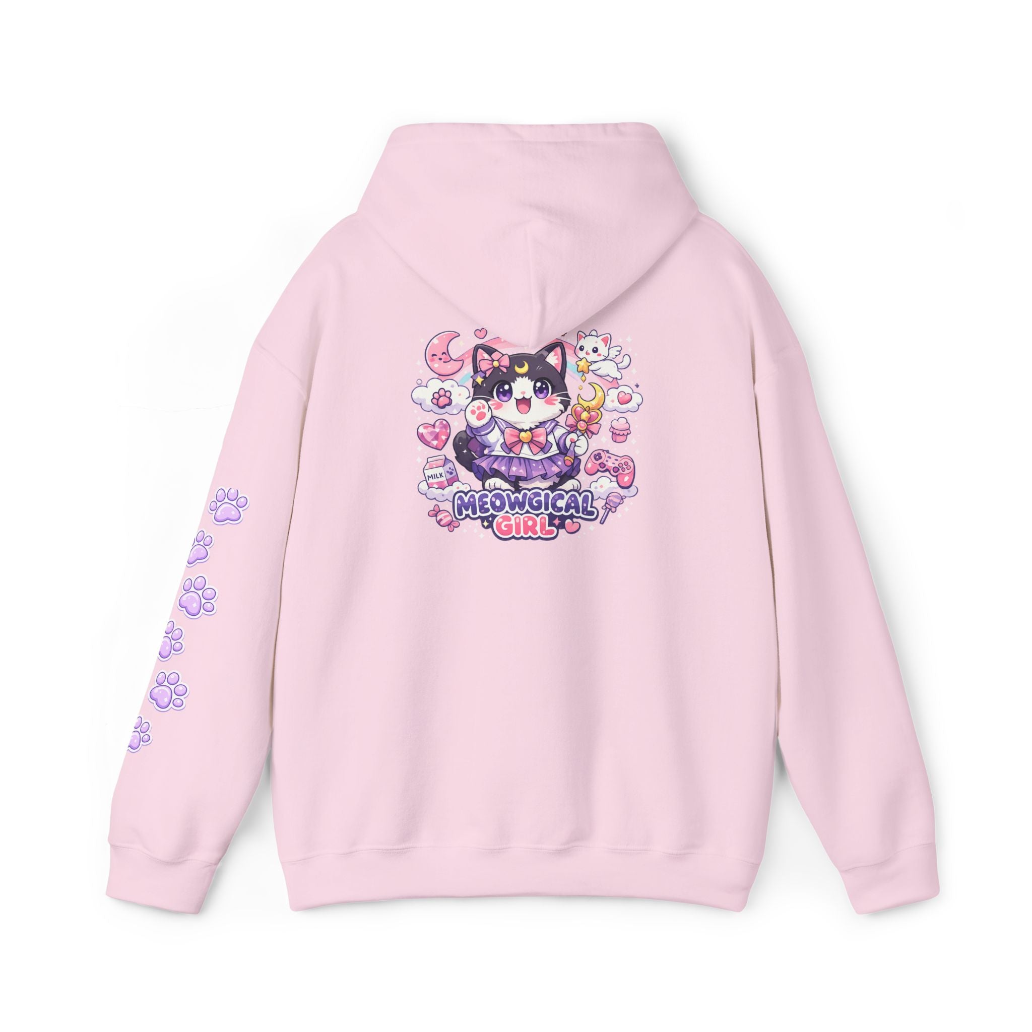 Cat Magical Girl Hoodie — "Meowgical Girl" Kawaii Anime Pullover
