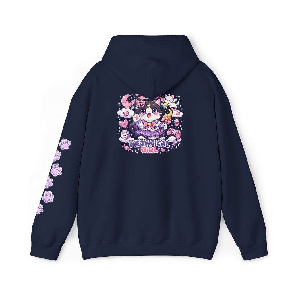Cat Magical Girl Hoodie — "Meowgical Girl" Kawaii Anime Pullover