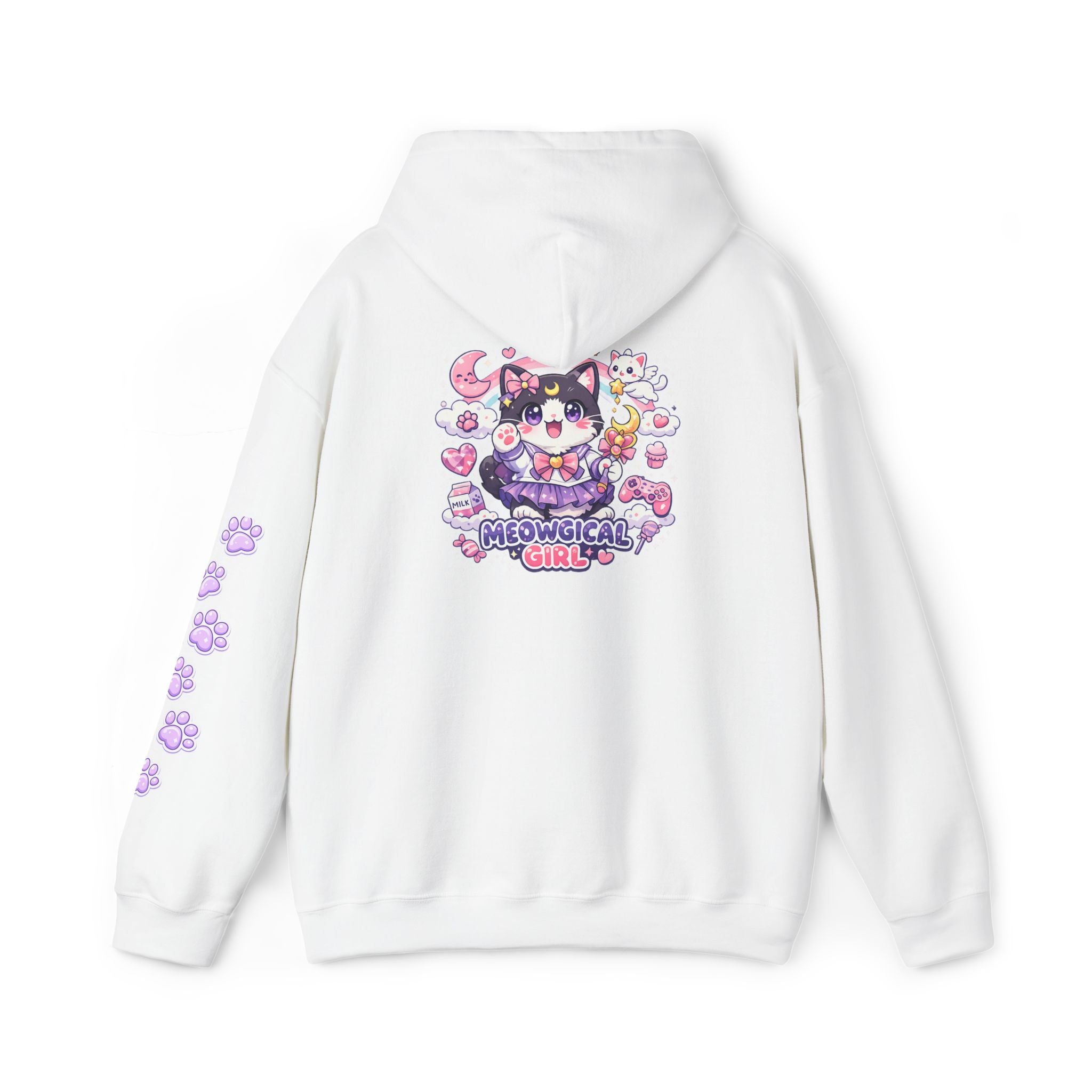 Cat Magical Girl Hoodie — "Meowgical Girl" Kawaii Anime Pullover