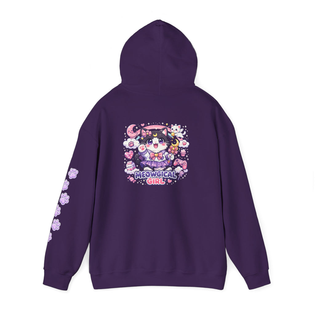 Cat Magical Girl Hoodie — "Meowgical Girl" Kawaii Anime Pullover