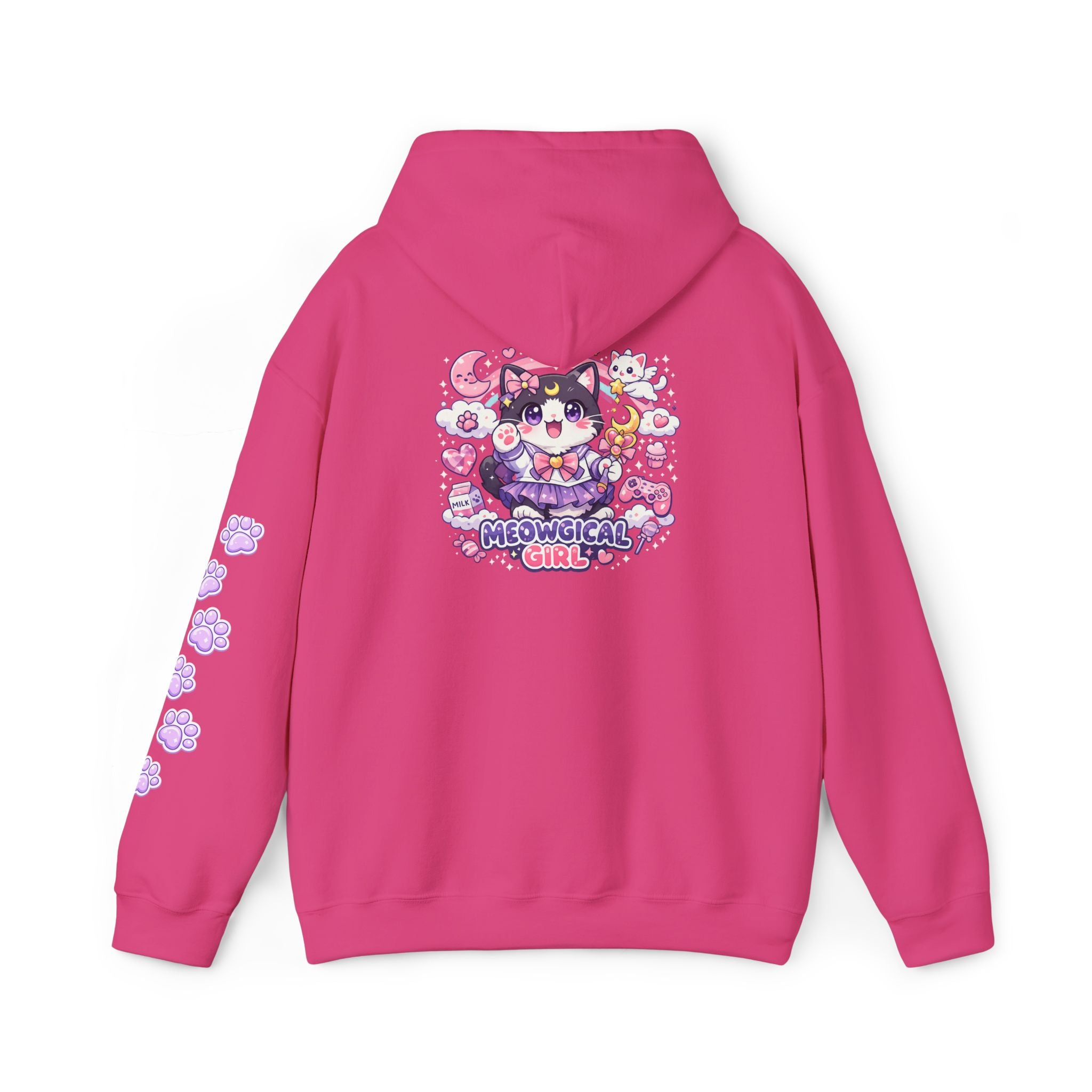 Cat Magical Girl Hoodie — "Meowgical Girl" Kawaii Anime Pullover