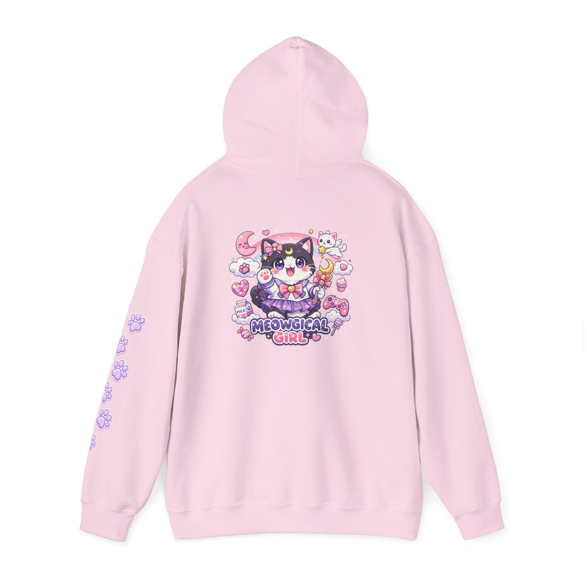 Cat Magical Girl Hoodie — "Meowgical Girl" Kawaii Anime Pullover