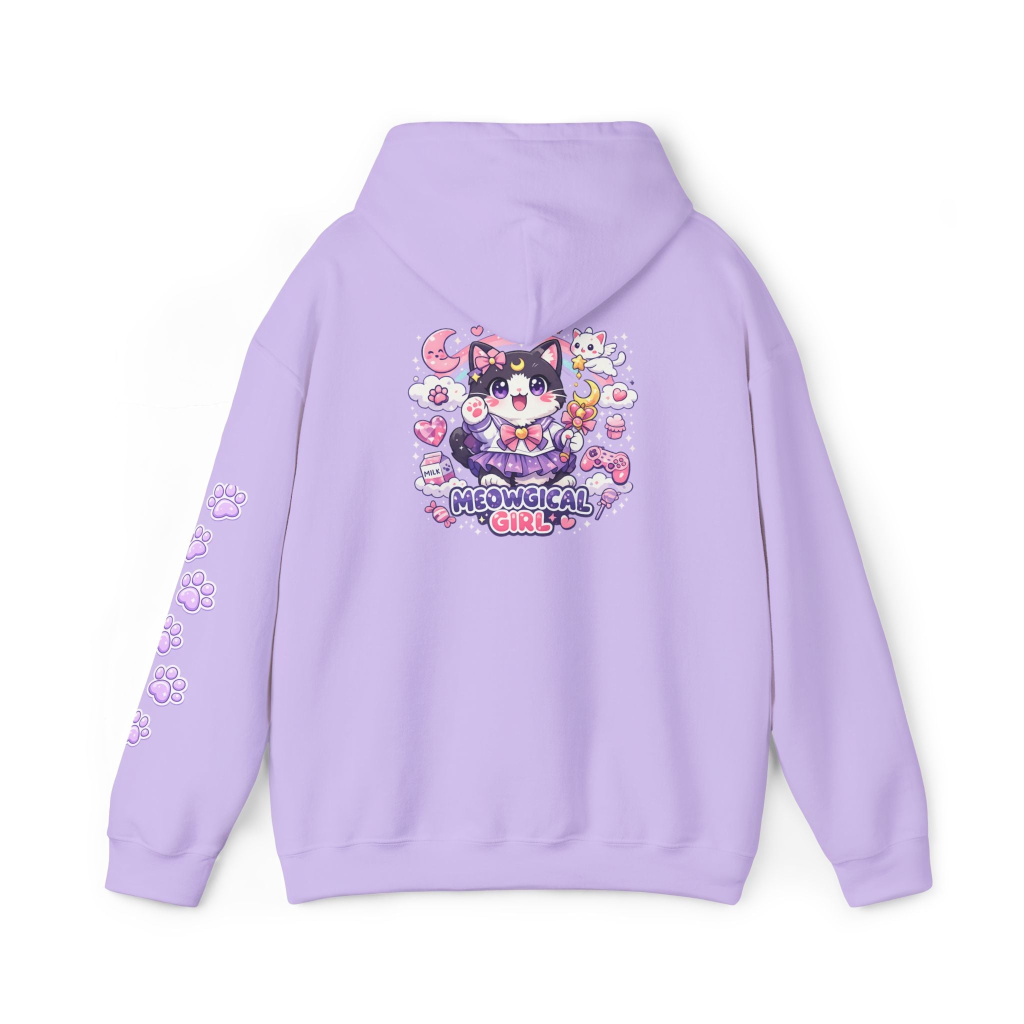 Cat Magical Girl Hoodie — "Meowgical Girl" Kawaii Anime Pullover