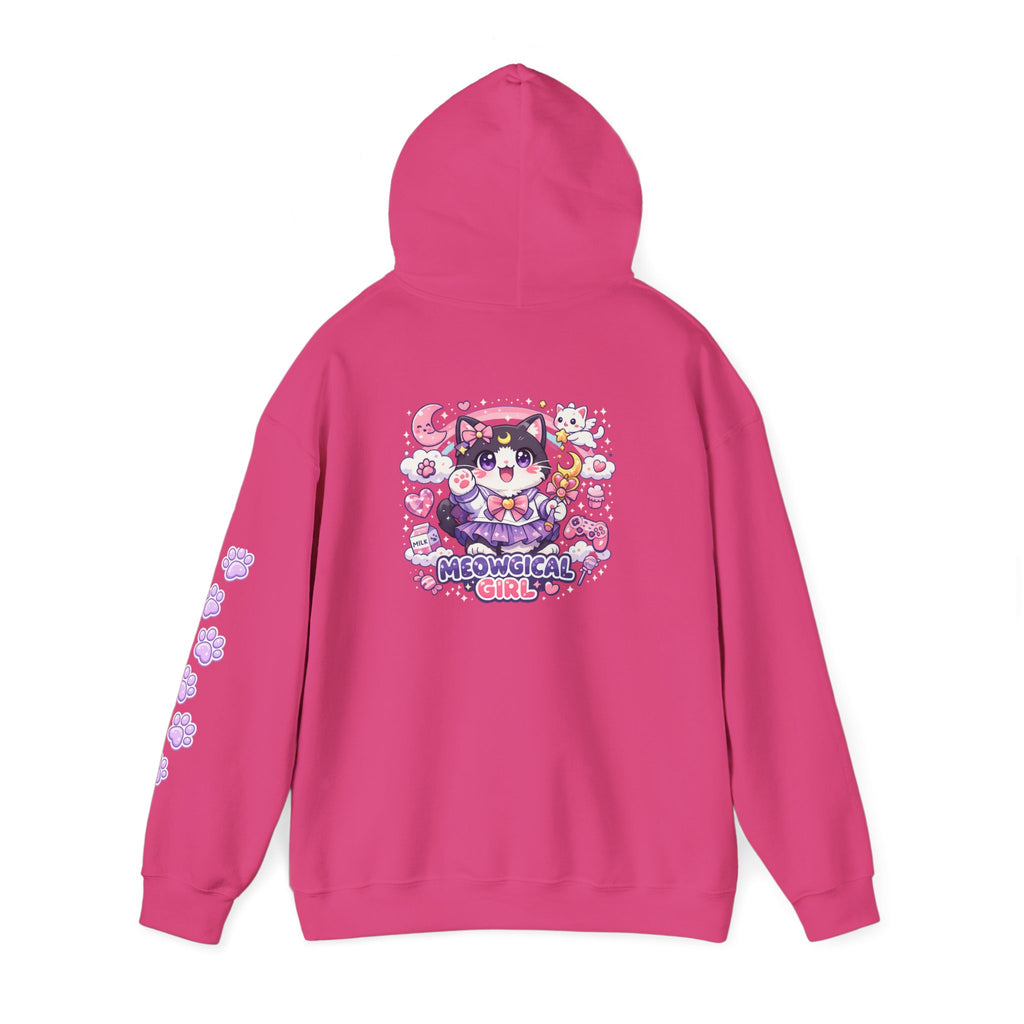 Cat Magical Girl Hoodie — "Meowgical Girl" Kawaii Anime Pullover