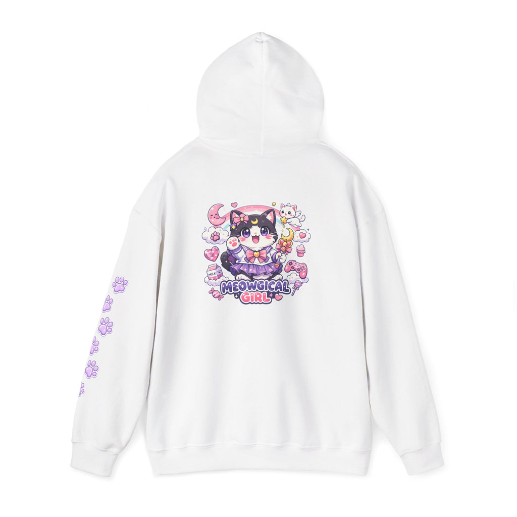 Cat Magical Girl Hoodie — "Meowgical Girl" Kawaii Anime Pullover