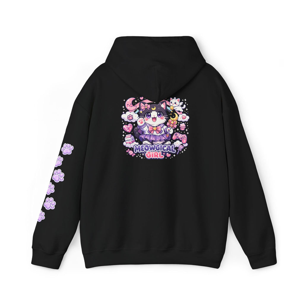 Cat Magical Girl Hoodie — "Meowgical Girl" Kawaii Anime Pullover