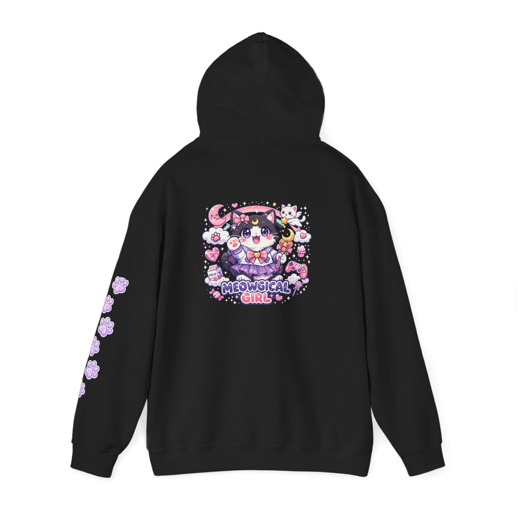 Cat Magical Girl Hoodie — "Meowgical Girl" Kawaii Anime Pullover